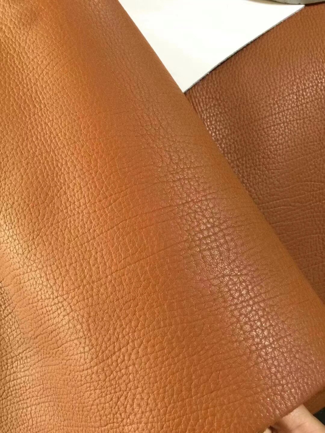 棕黄色北美野牛皮