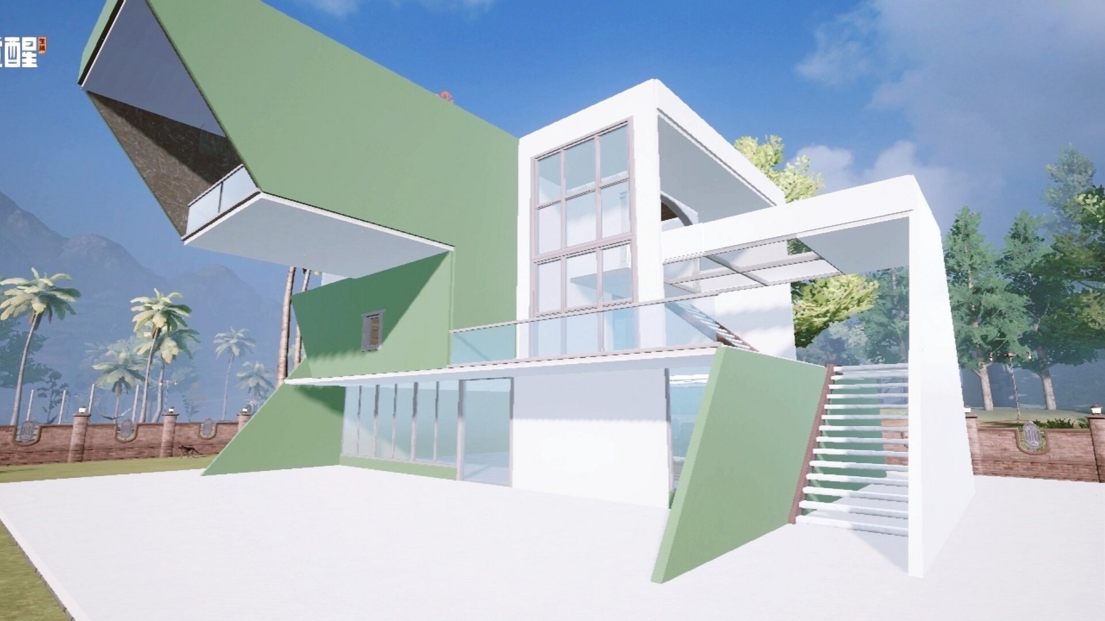 黎明觉醒现代风房子 仿建图4,就不起名了