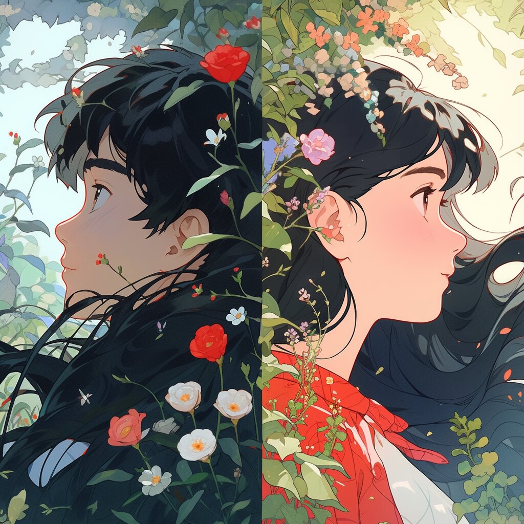 情侣头像 | 遇见山海 (一) 92所爱皆山海98 	 如山川奔流,如海洋