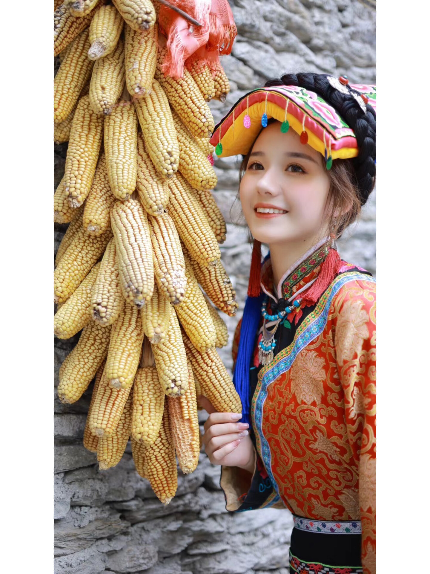 没想到民族服饰可以拍的这么美96|羌族姑娘 96羌族姑娘一日体验