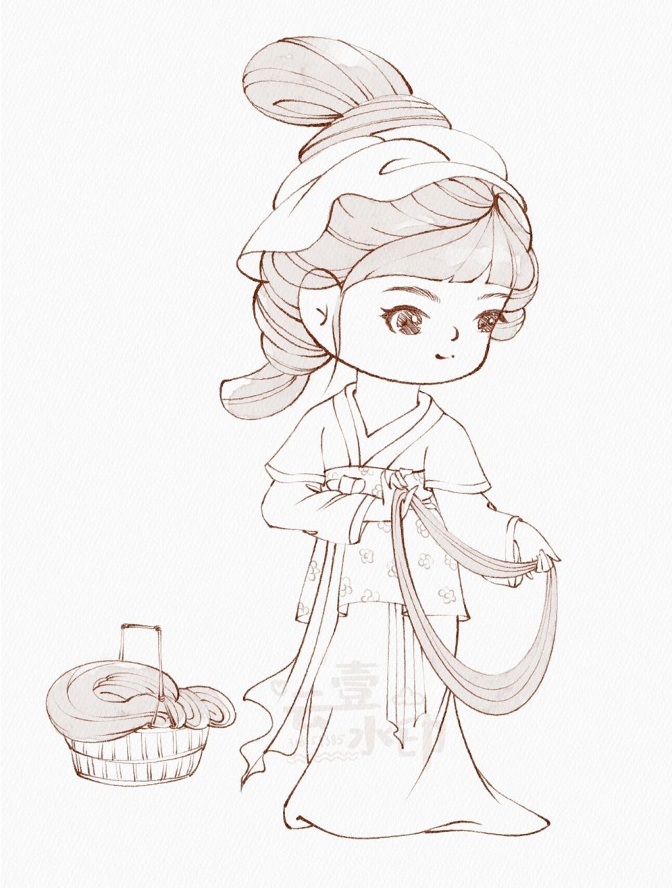 古风人物|q版古代四大美女集合