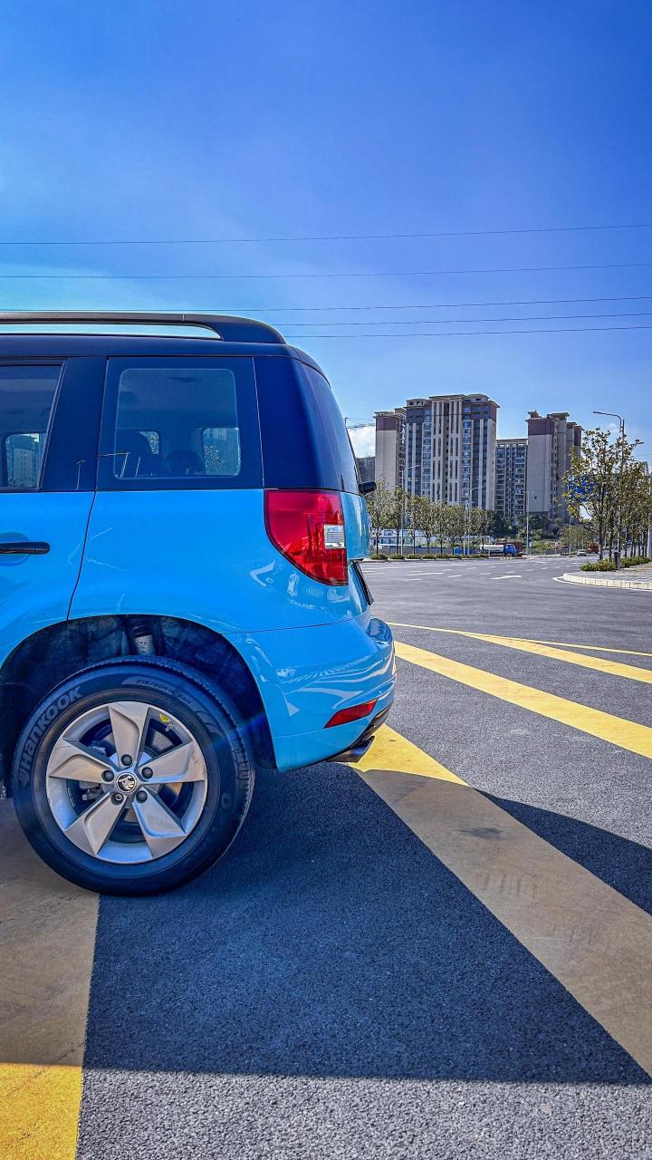 大众斯柯达yeti|改色天空蓝.