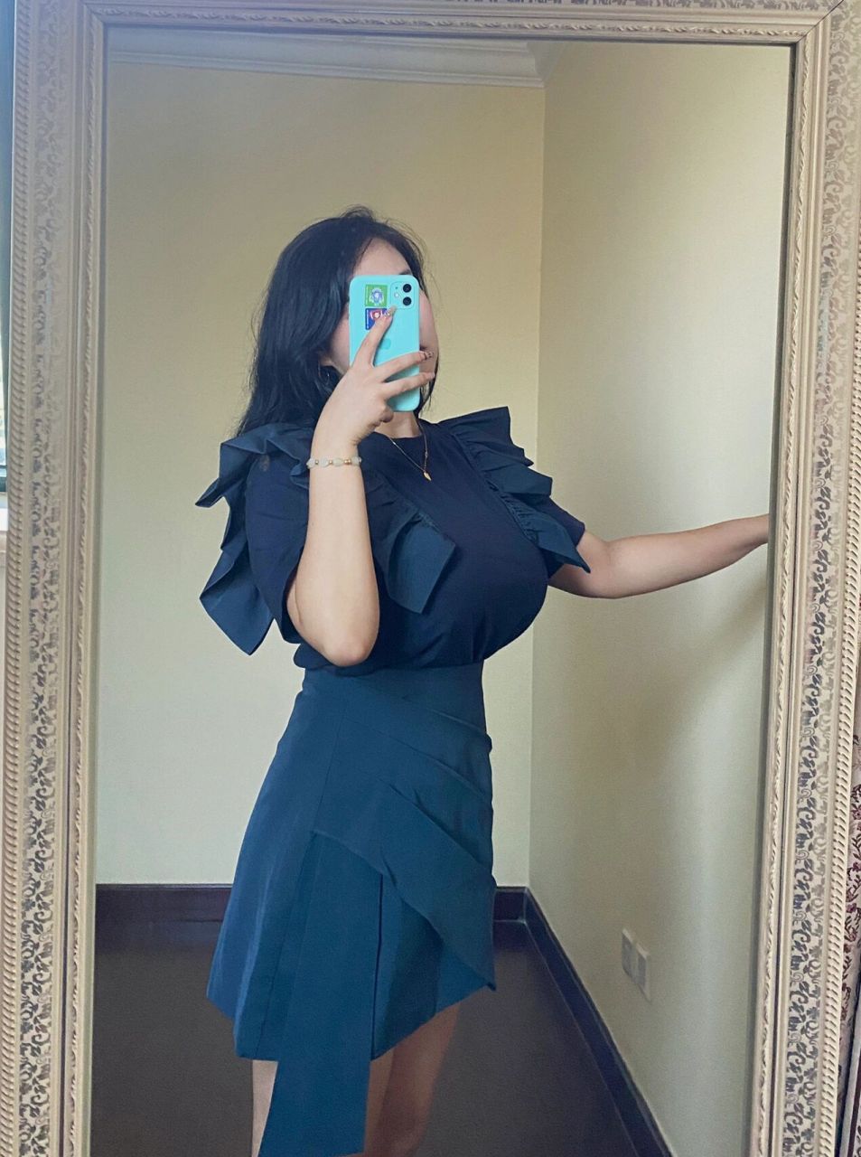 165/112|大胸微胖女不能错过这套! 苹果型身材真的很适合分开的套装!