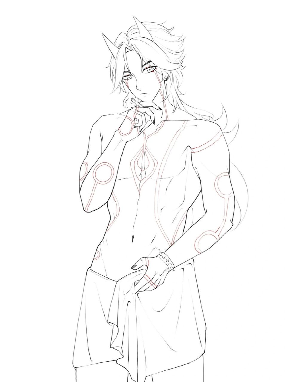 荒泷一斗 斗子哥的腹肌