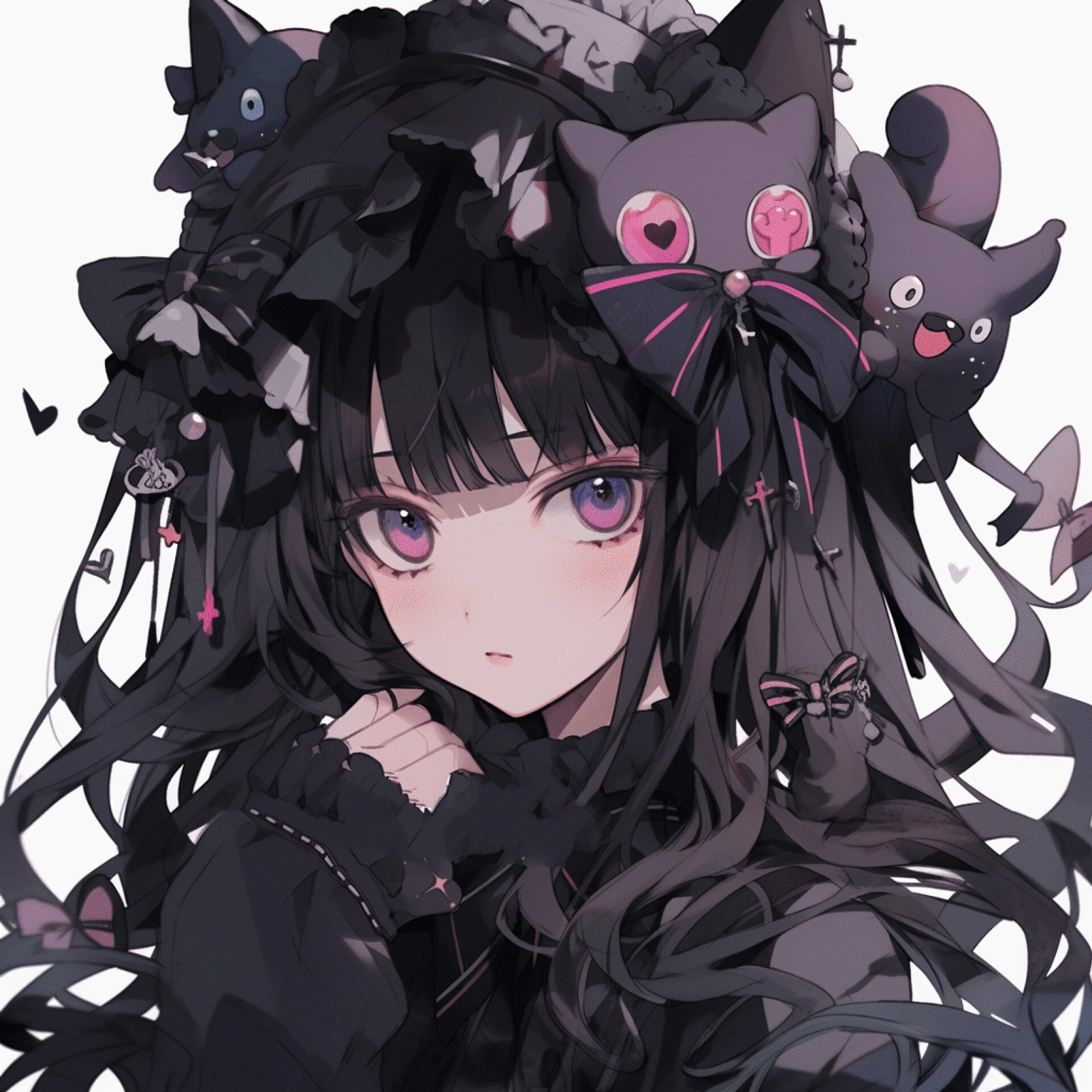 暗黑系女生头像