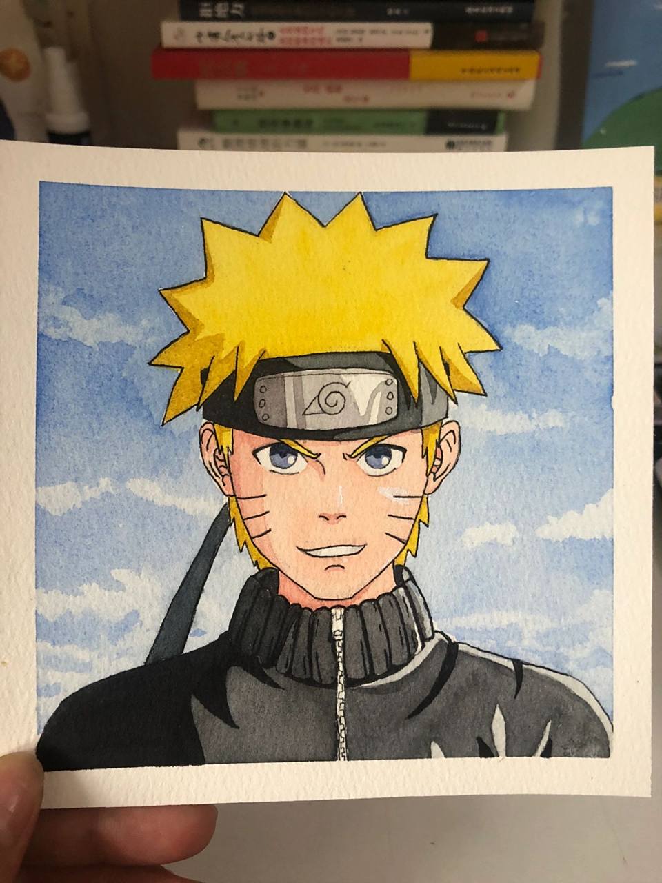 手绘|漩涡鸣人 今天开始画火影系列哦!