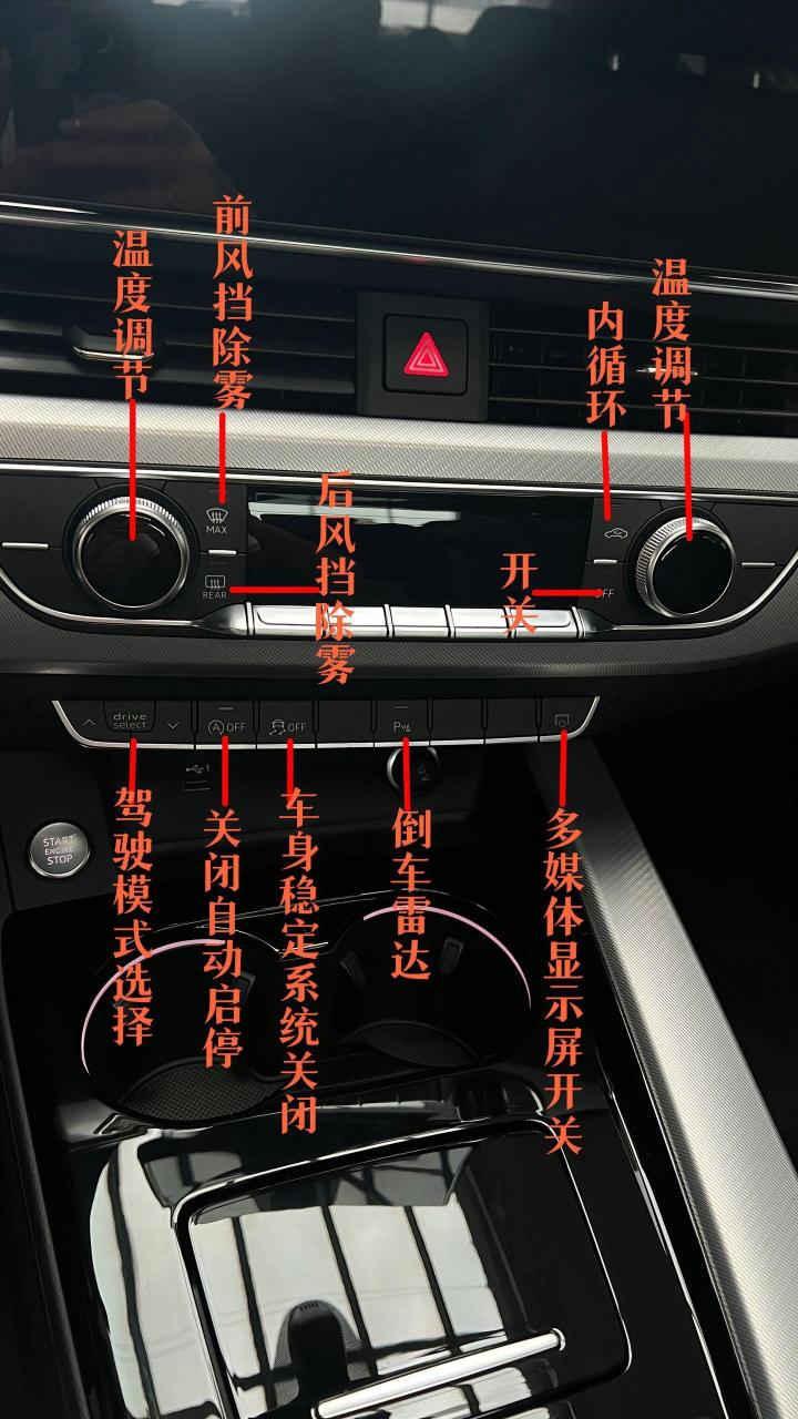 奥迪a5按键使用说明.