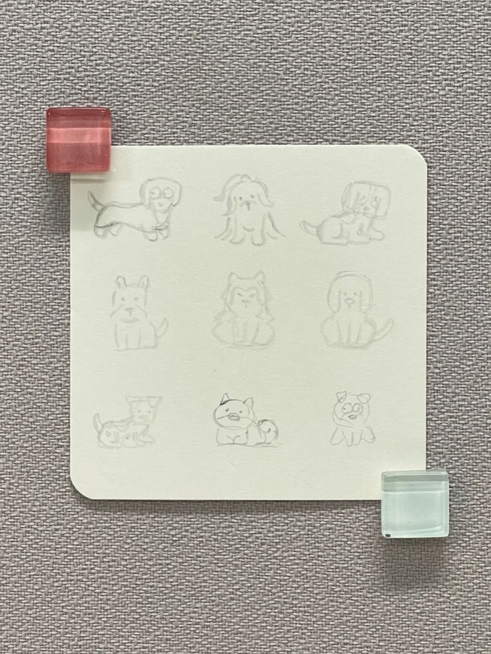 98狗狗简笔画mini合集第2弹99 98狗狗简笔画mini版第2弹99 这