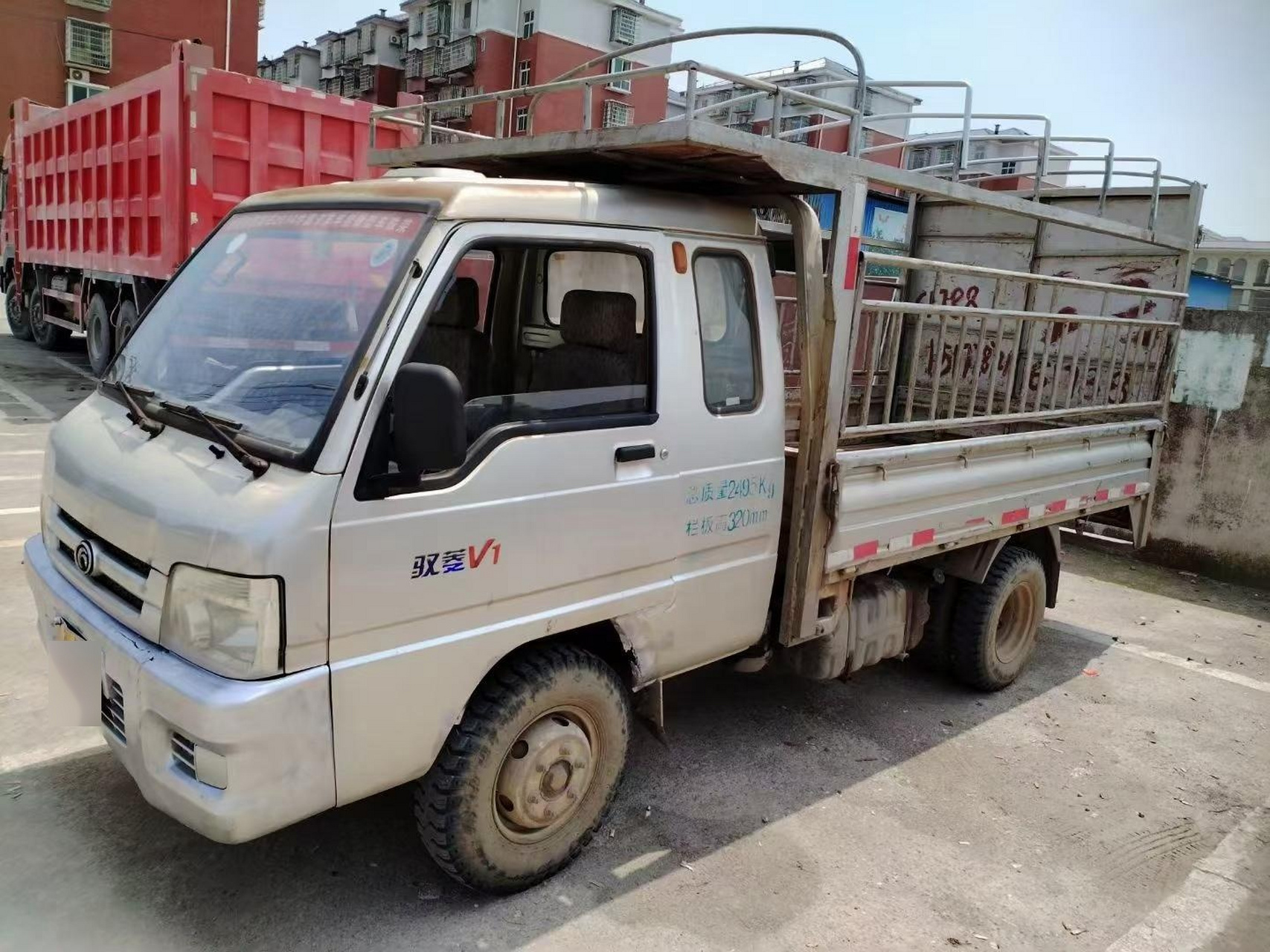 14年5月份福田仓栅小货车,480柴油动,货厢长3米×1.