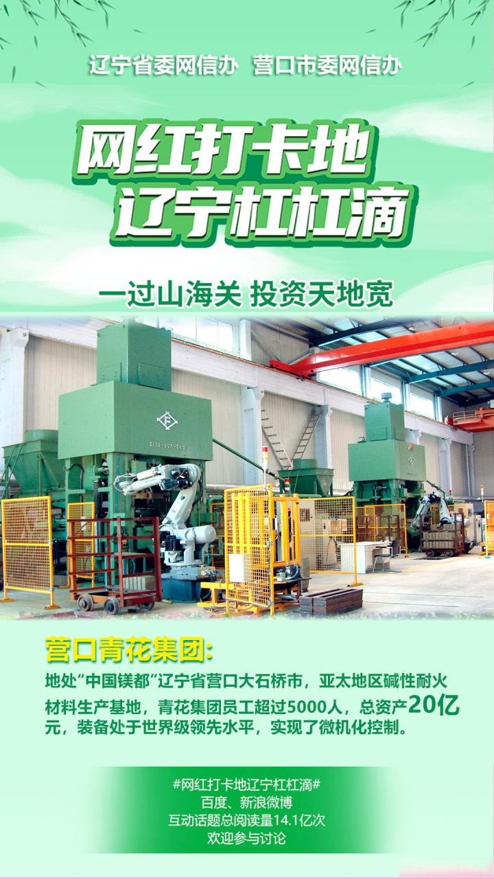 网红打卡地辽宁杠杠滴# 营口青花集团:地处"中国镁都"辽宁省营口