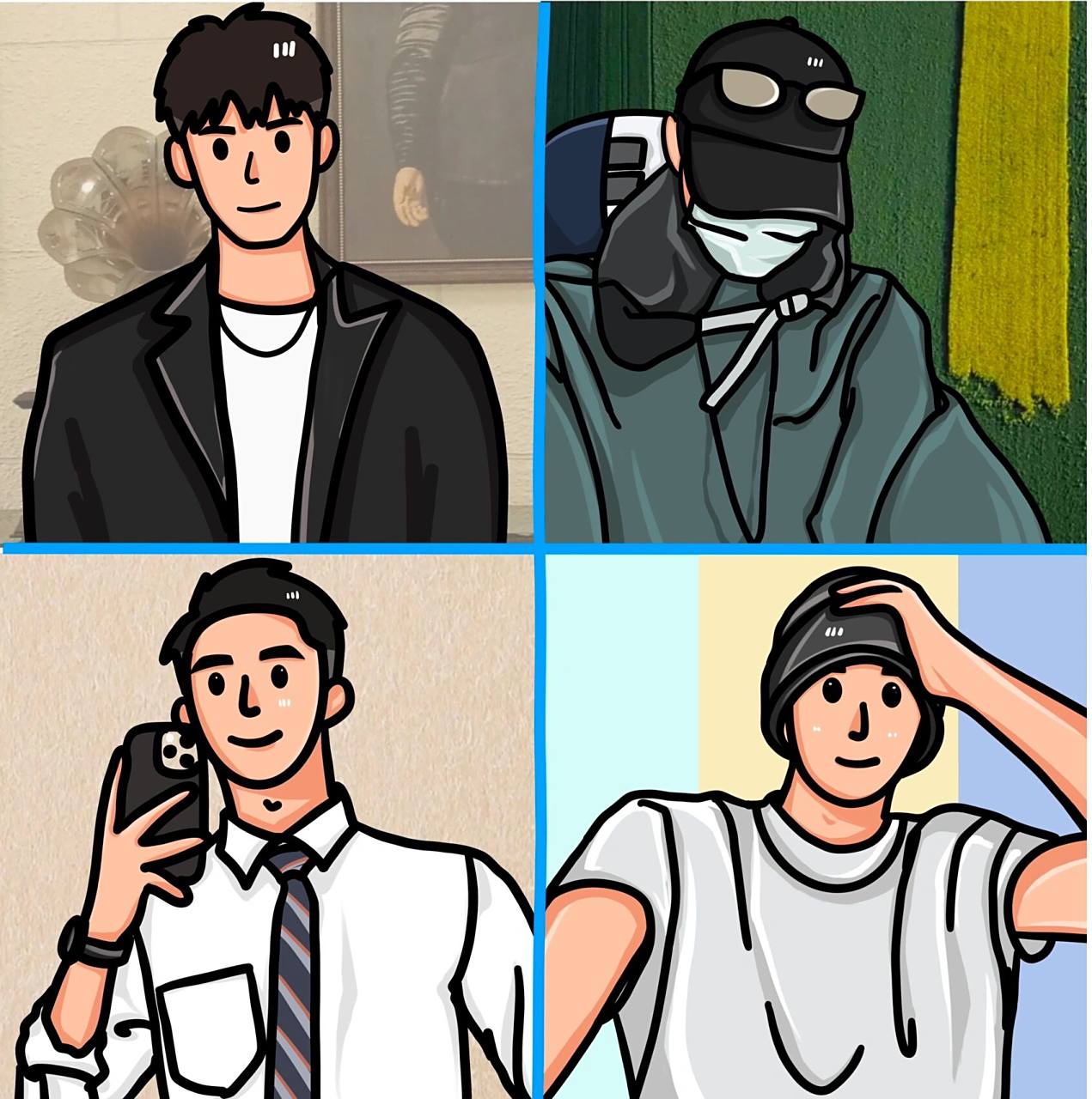 一些豆豆眼头像合集 喜欢的可以来找我9715gao哦,hihihi