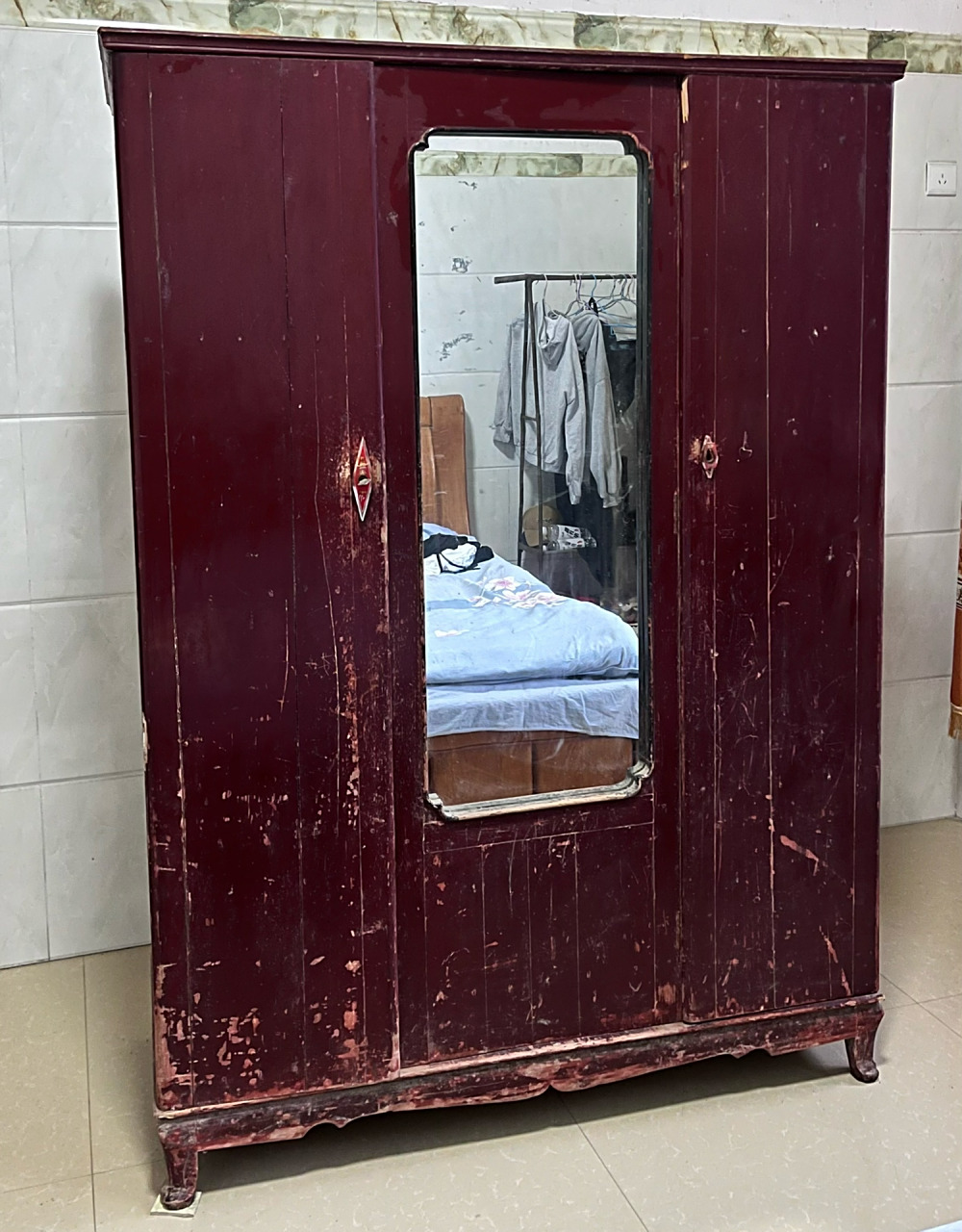 旧物改造|老衣柜改造 前面宝子们问的改造需要的工具,我放图3-5了