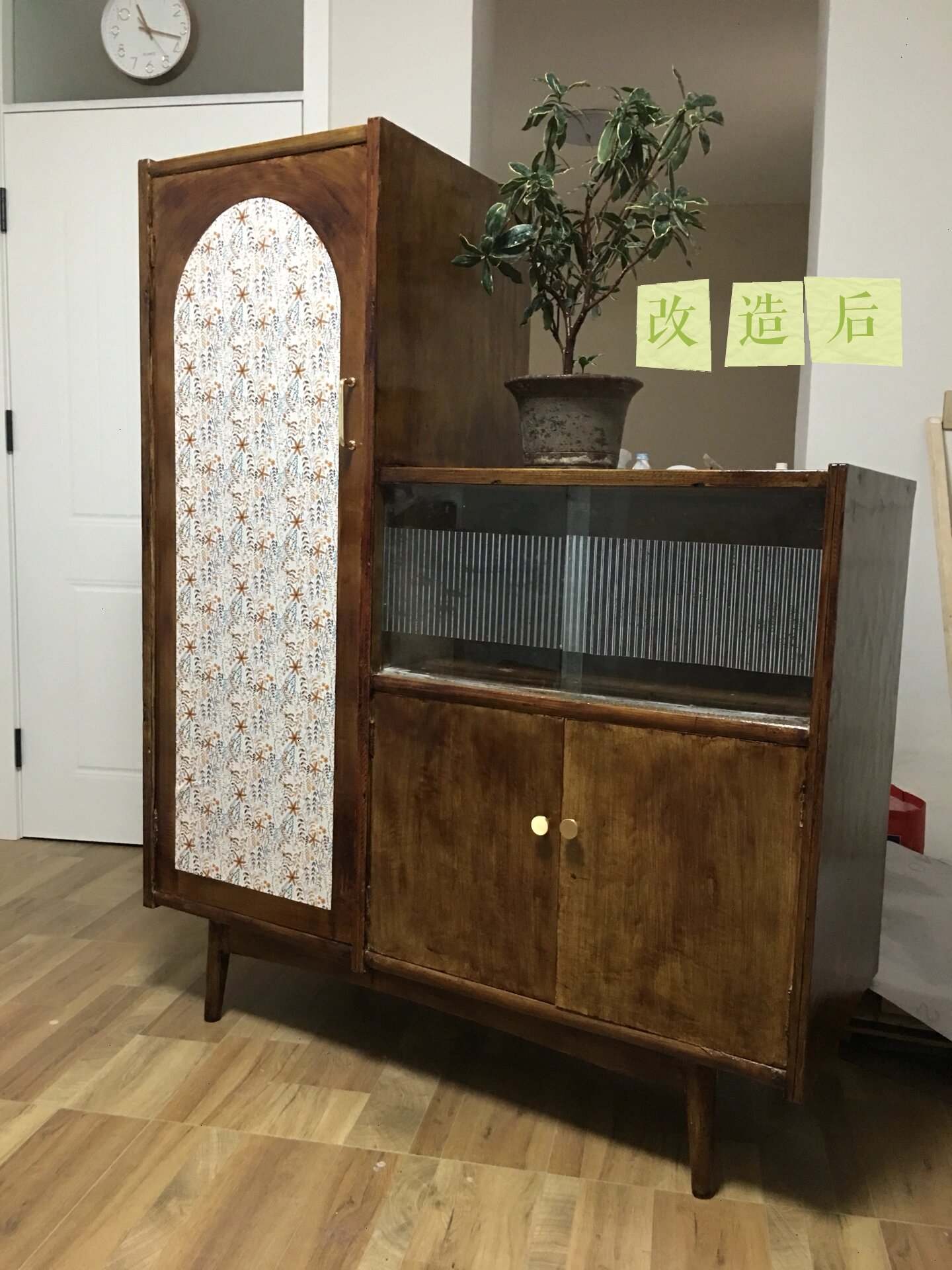 80年代的老家具改造 四 高低柜