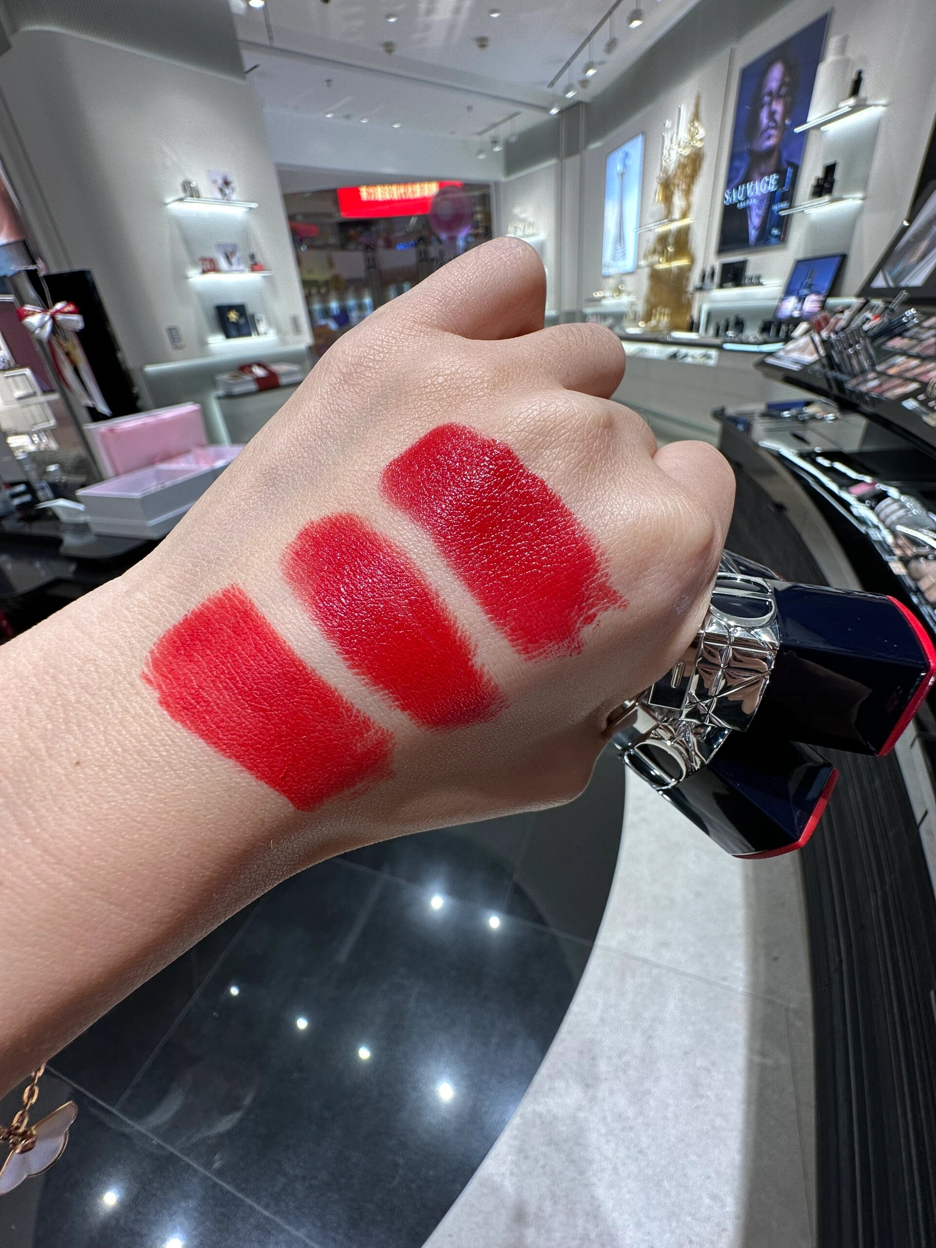 dior丝绒,哑光,缎光999口红