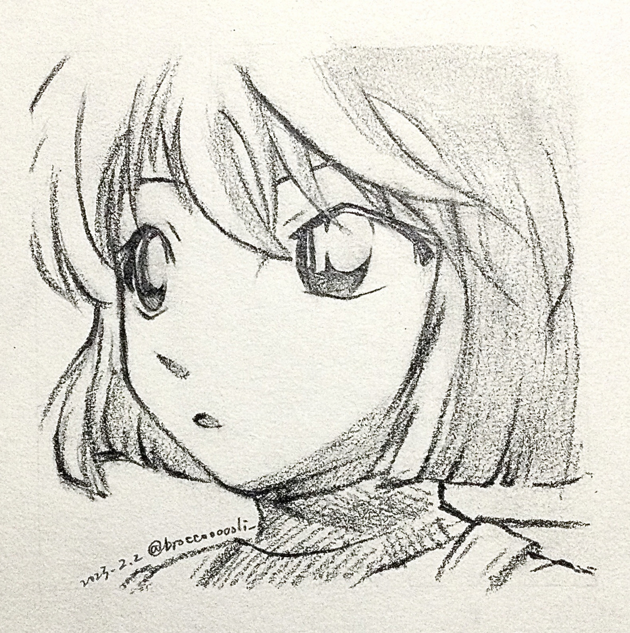 发发前几天画的哀酱 (p3青野厚司画的哀就是最美的