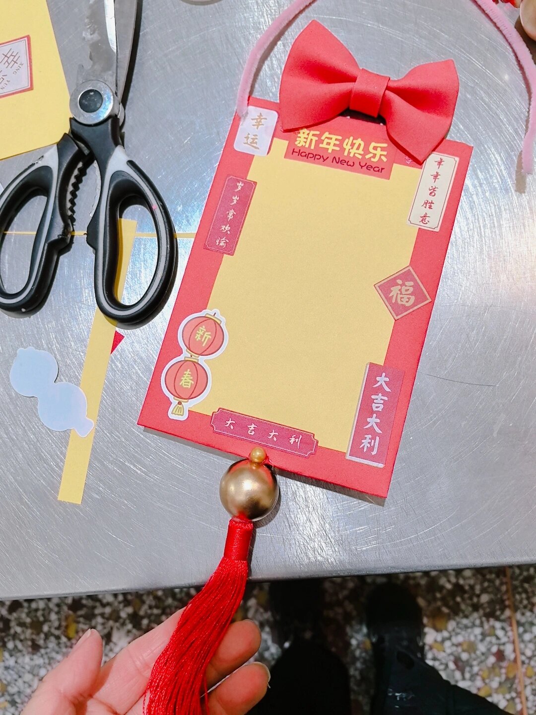 2024手工祈福卡 #新年手工卡片