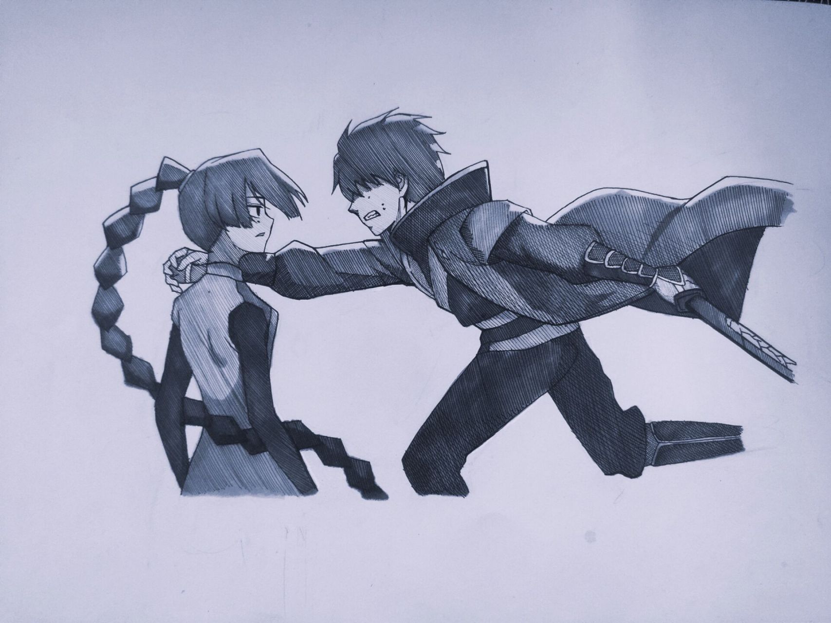 今天画一下刺客伍六七.