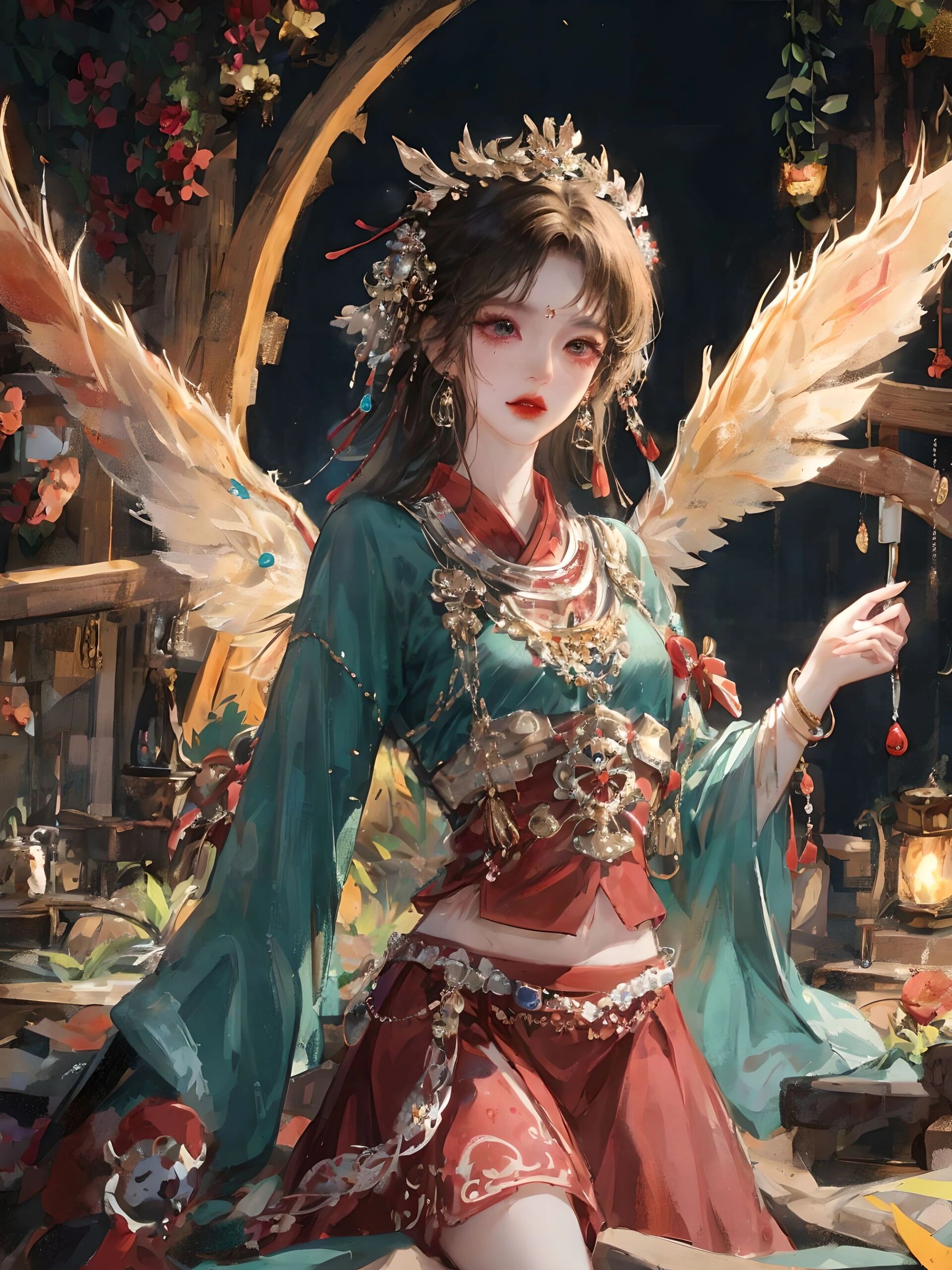 人物立绘_凤族公主 火凤凰,这是你心中的女主吗