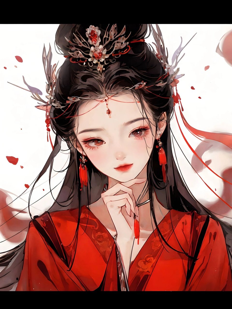 古风美人|梅花仙子78 此图片由 制作生成.