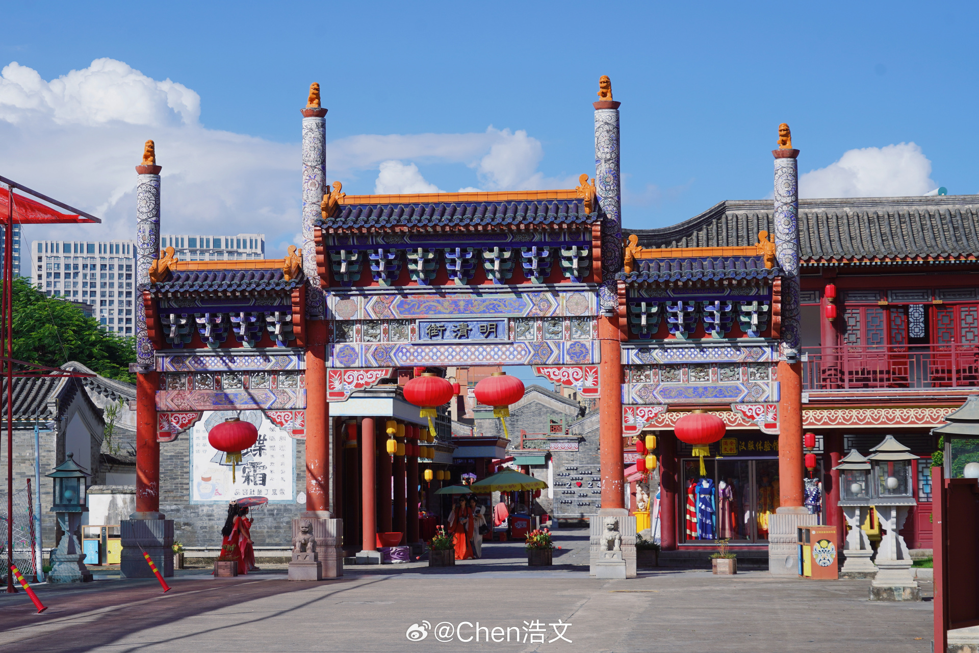 厦门旅行必打卡同安影视城97 以华章盛世闻名的同安影视城,在这里