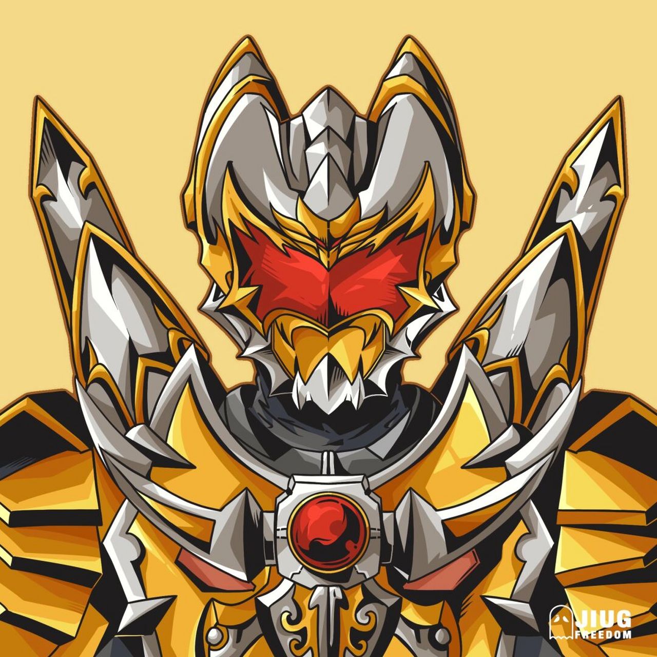 假面骑士##铠甲勇士# #铠甲勇士帝皇侠# #画# #头像# #约稿