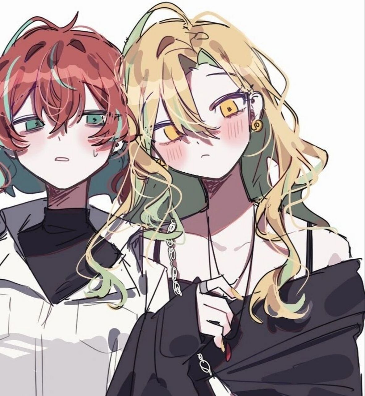 又酷又飒的闺蜜头像哟 画师:dbffnj9yodnccnd 闺宝专座.