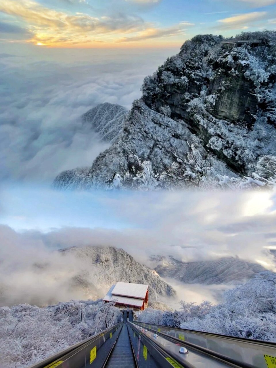 汉中龙头山梦幻冰雪仙境!