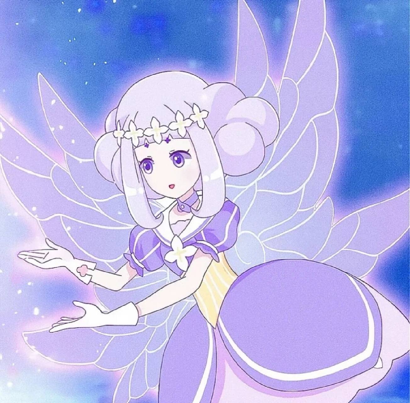 丁香花——百结 花名:丁香花 守护精灵王:百结 代表日期:2月10日 花语