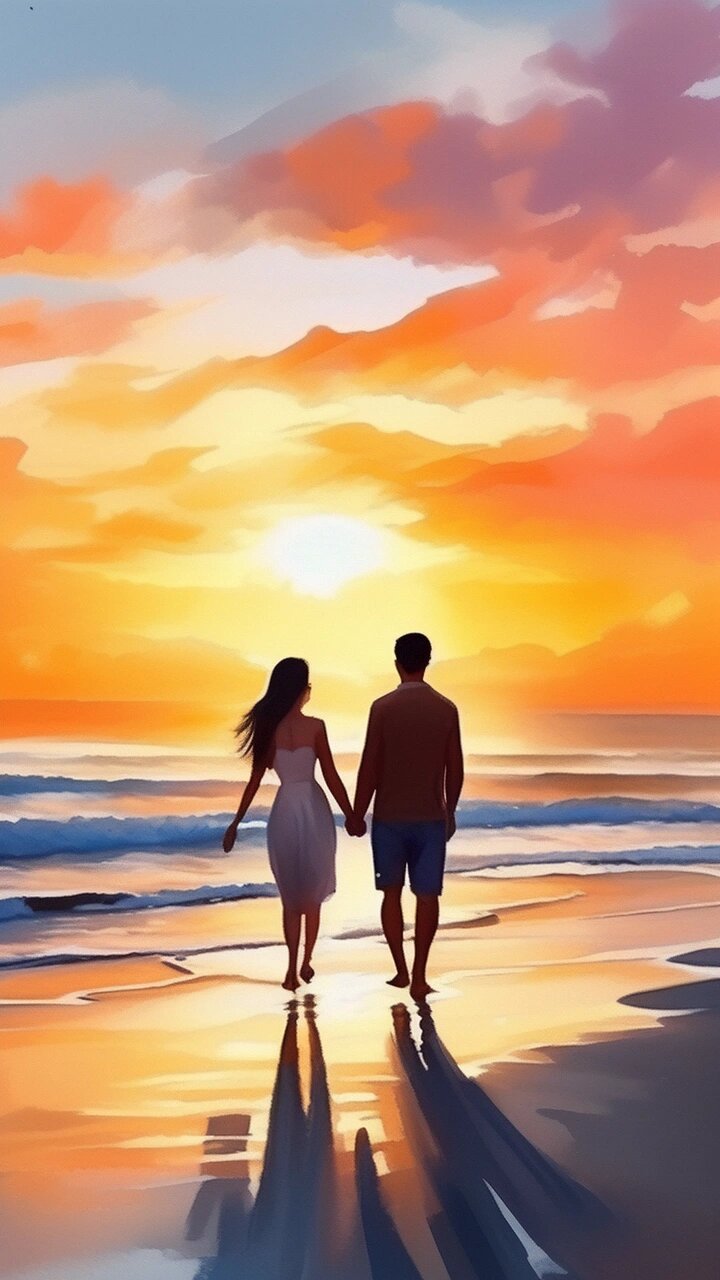 爱情的样子,情侣美图七夕文案,快发朋友圈