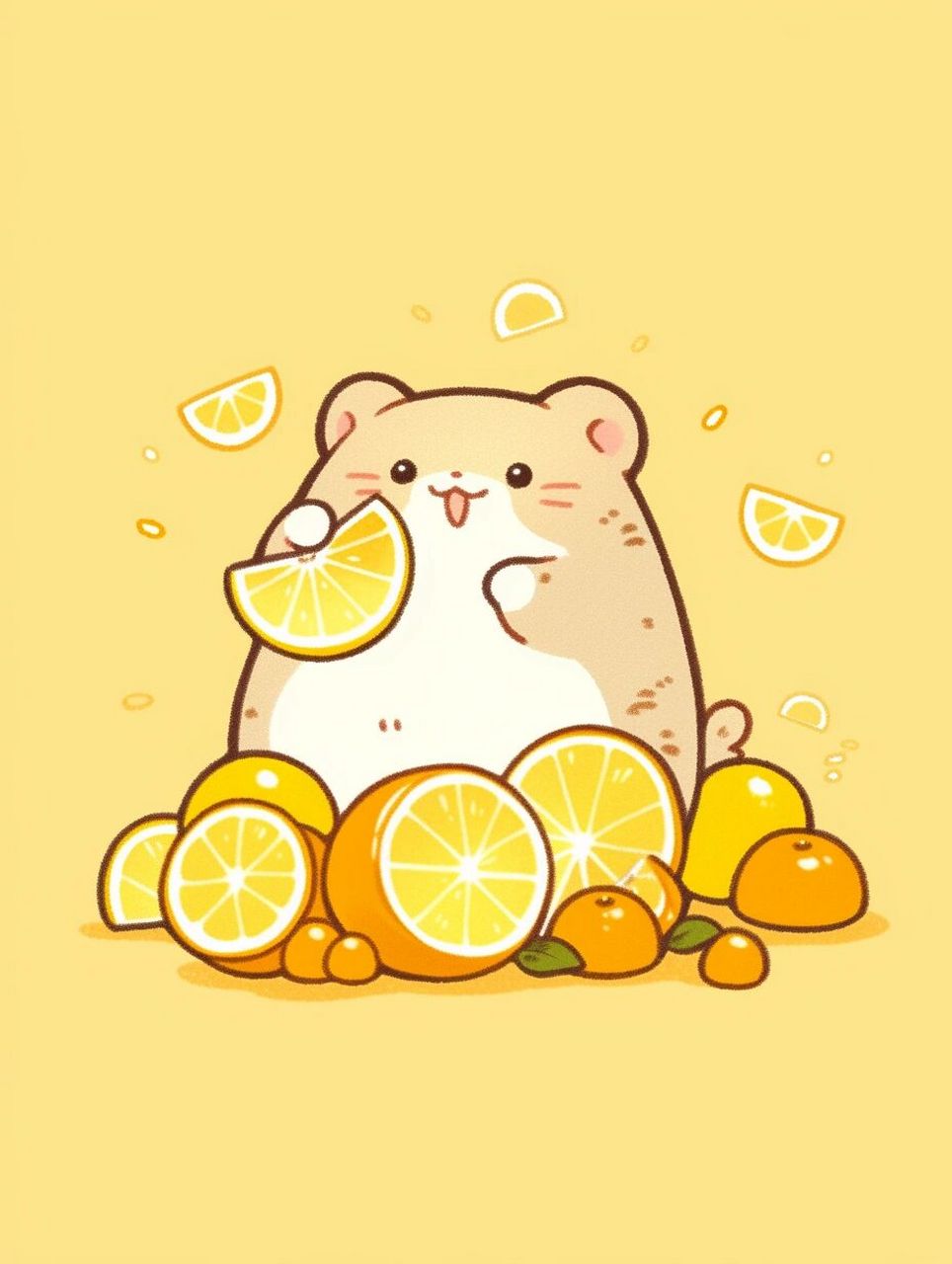 day18 | ai 简笔画 会有喜欢柠檬的小仓鼠91吗 关键词分享: cute
