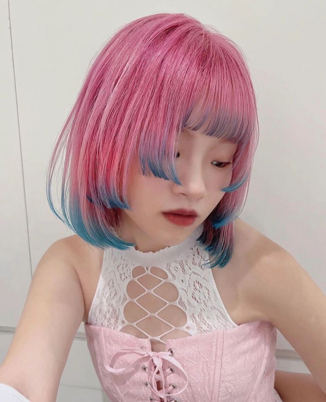 神仙秋冬酷炫挑染发色96把缤纷色彩戴在头上 发色欣赏78 时髦酷炫