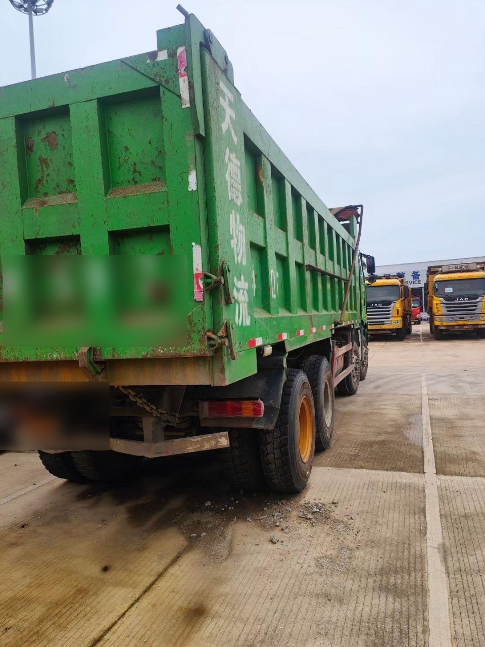 公司车多台前四后八自卸车有:7米6,8米2,8米6有卡友需要的吗?