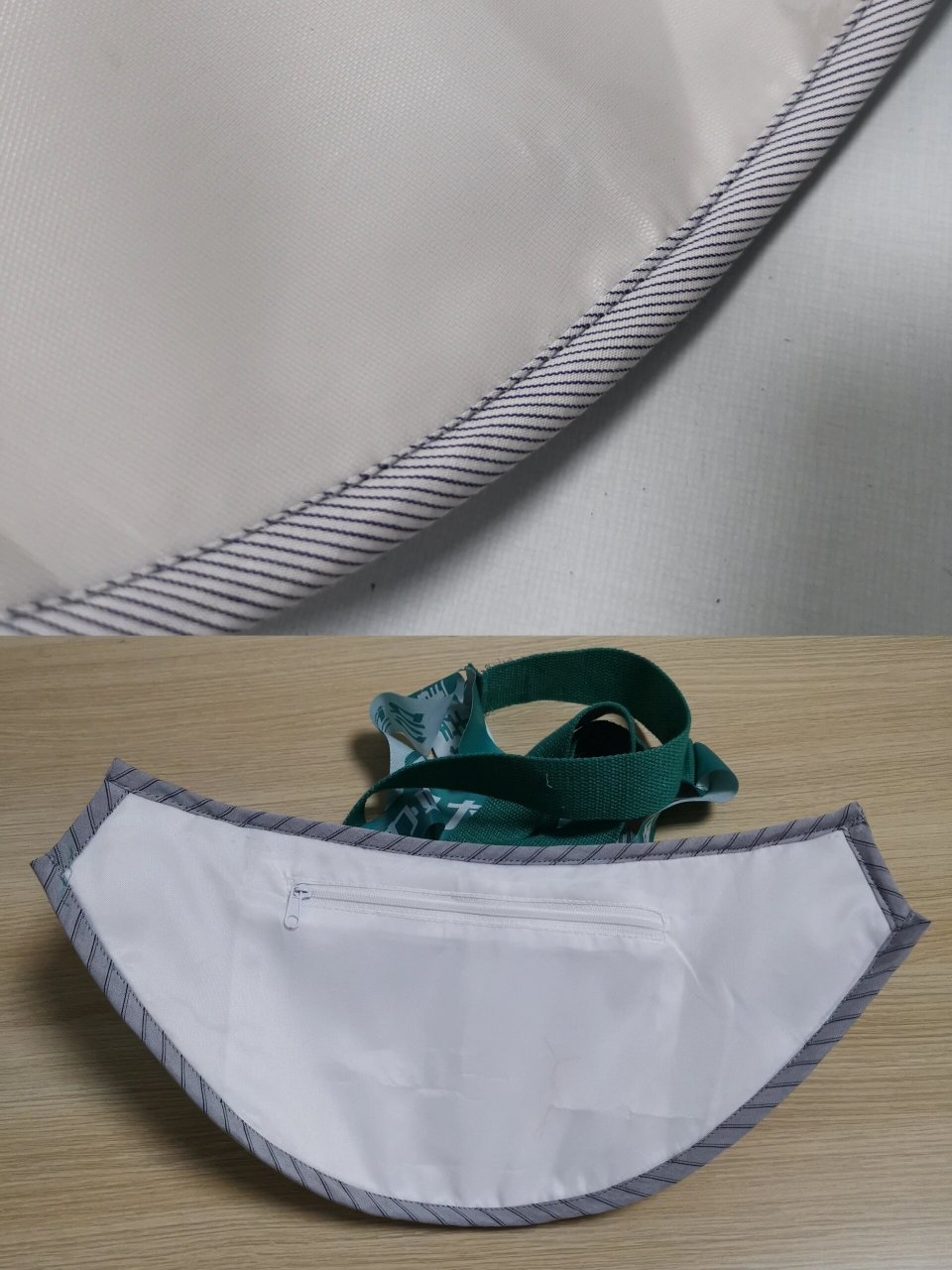 腰包裁剪图和简单制作过程 友友们要的成都大运会显眼包改造腰包的