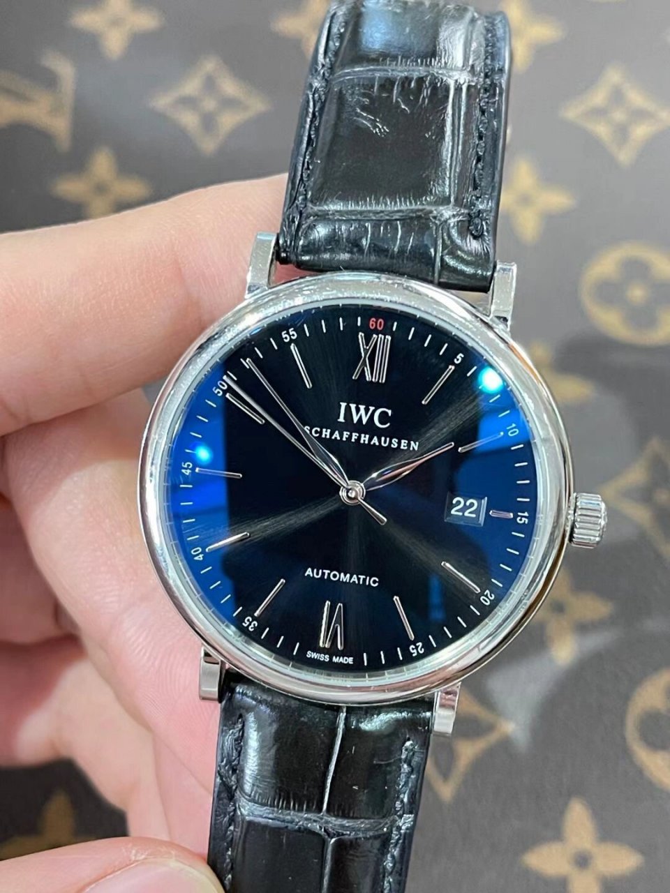 万国柏涛菲诺系列iw356502 万国柏涛菲诺系列iw356502 黑盘红60 表径