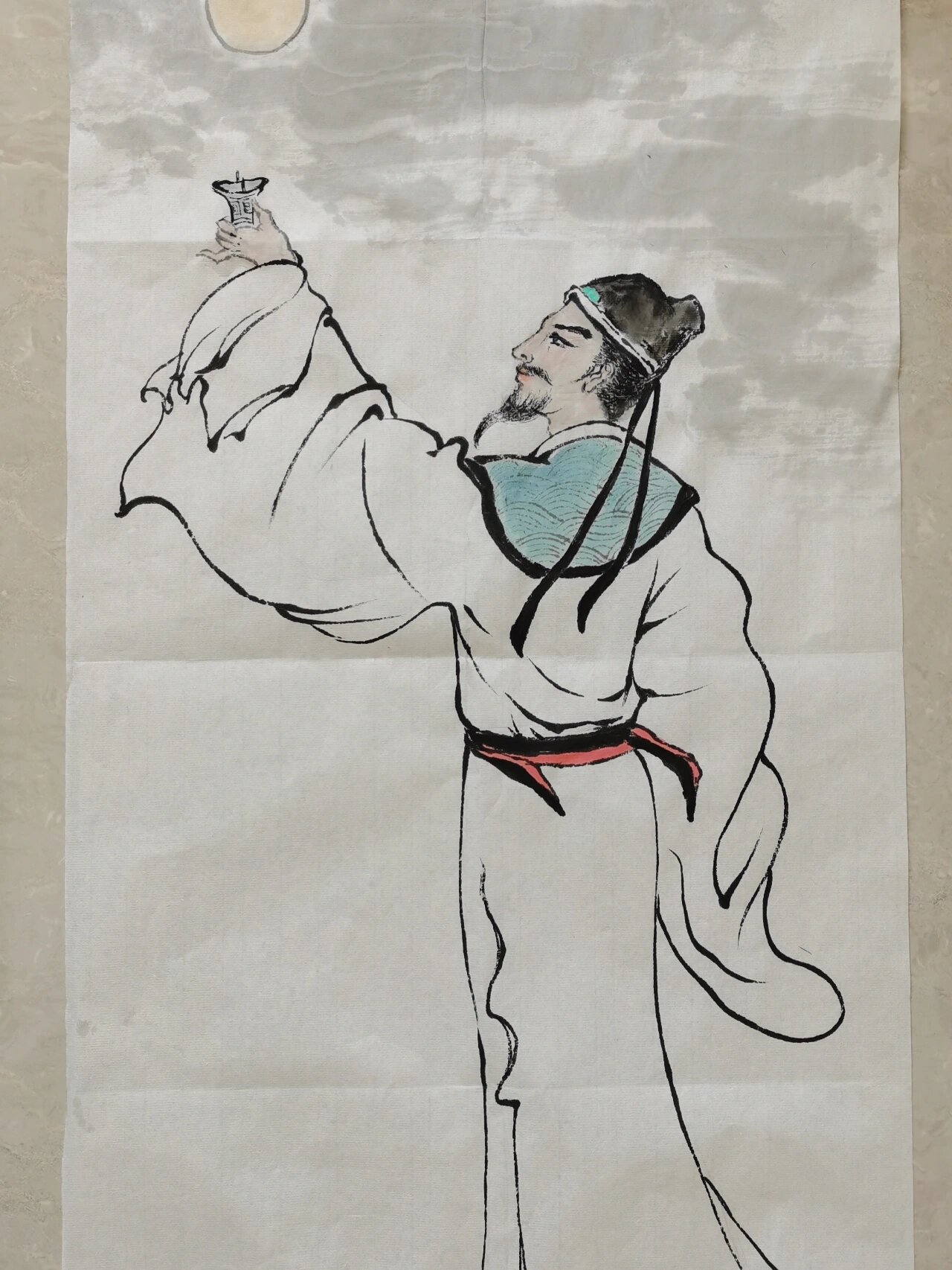 国画人物李白