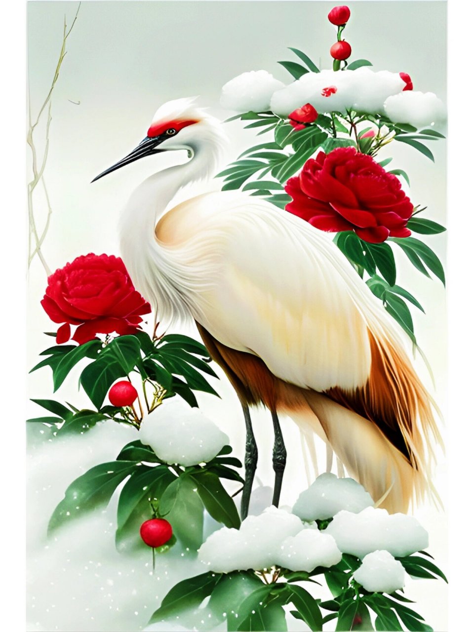 仙鹤寓意延年益寿.也有吉祥,忠贞,长寿之意.与松树一起寓意松鹤延年.