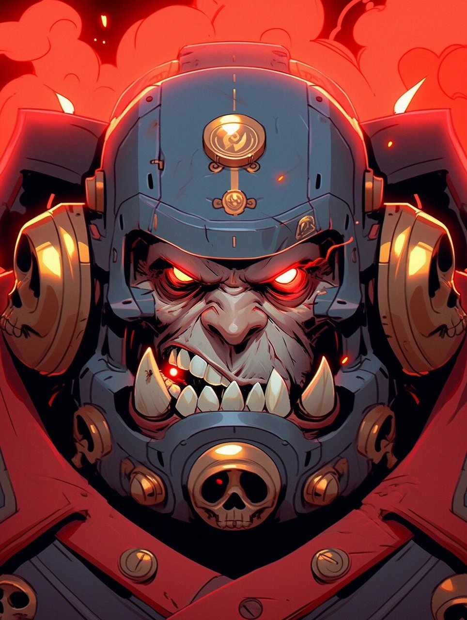 warhammer头像 | midjourney 来取图喽