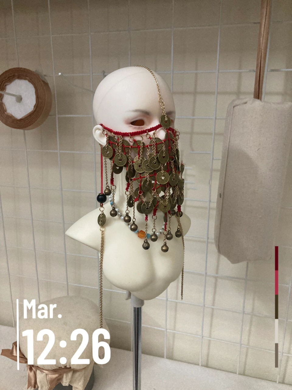 三分铜钱面罩&铜钱剑 来交作业啦! 	 看到了 太太的点子!