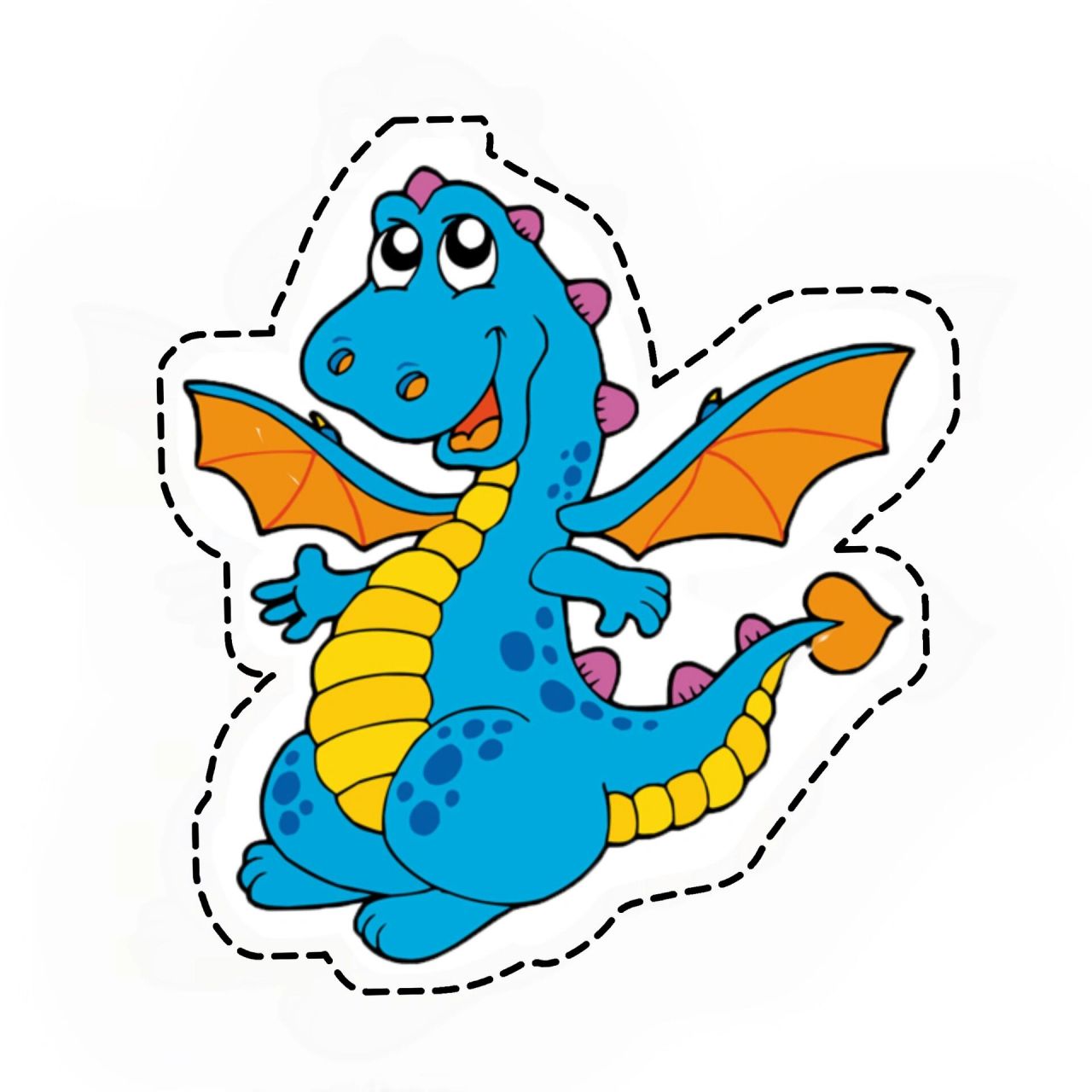 超可爱的恐龙剪纸来啦9797