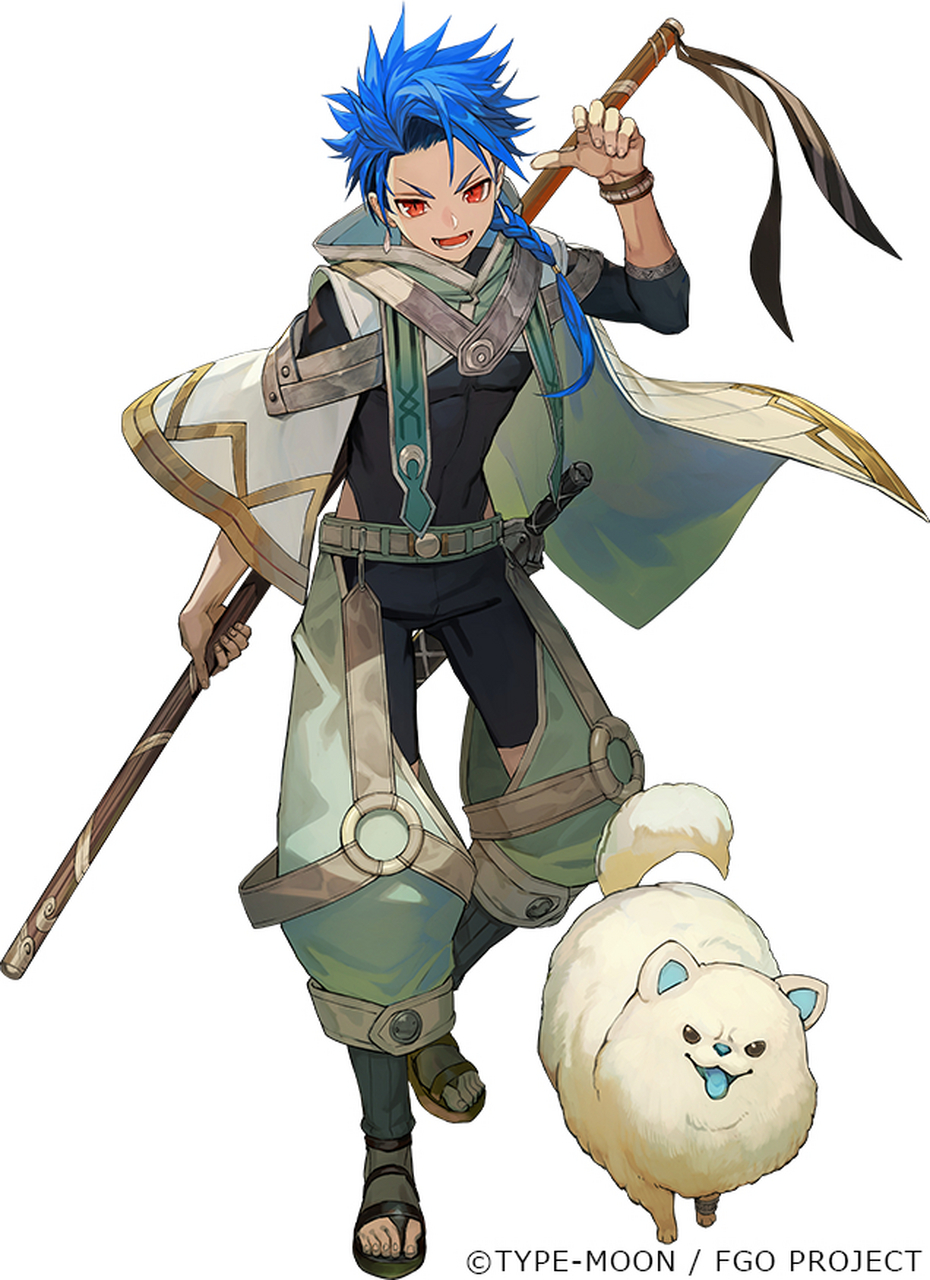 负责《fgo》瑟坦特 角色设计的画师 lack 放出了一张贺图(p2是游戏内