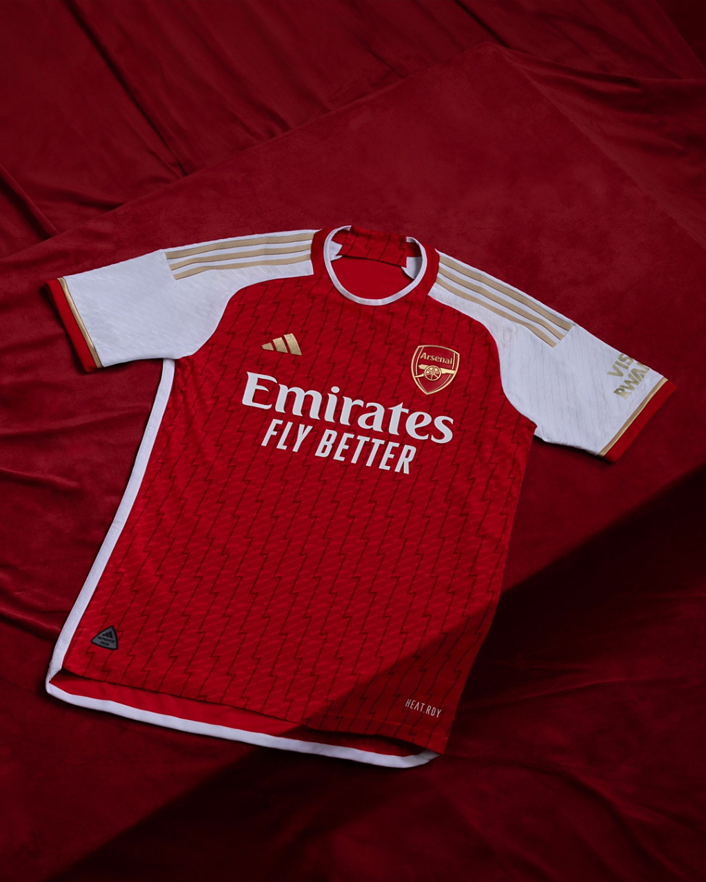 阿森纳正式发布2023-24赛季主场球衣 #足球#0202#小红书竞技场