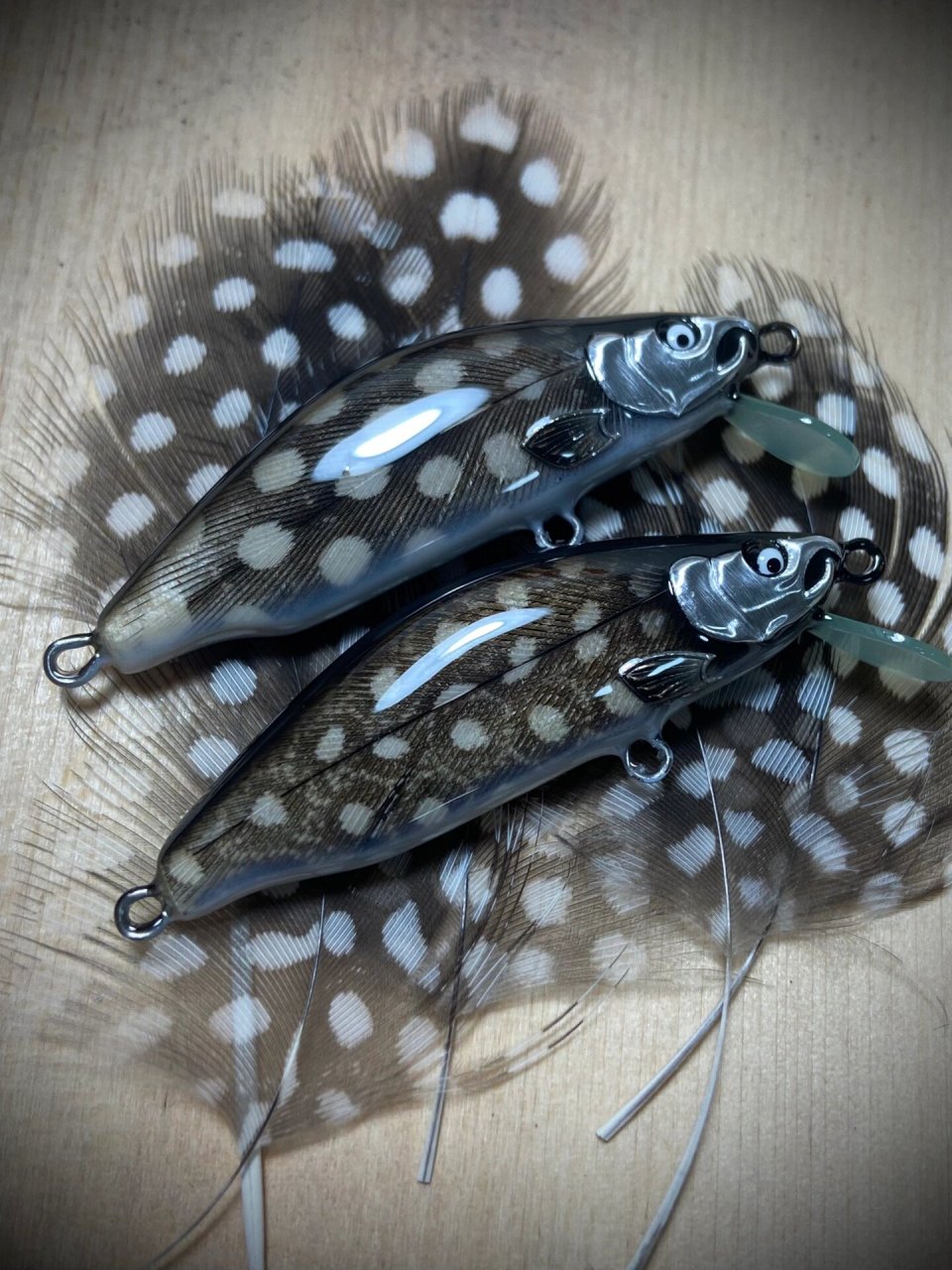 手工diy木质路亚饵 自己手工制作的路亚饵成就感来自于作品完成那一刻