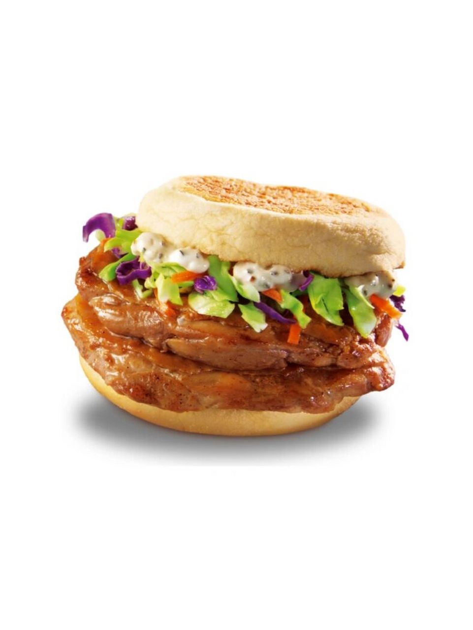 麦当劳原味板烧鸡腿麦满分去酱244-336kcal 单层板烧鸡腿堡:244kcal