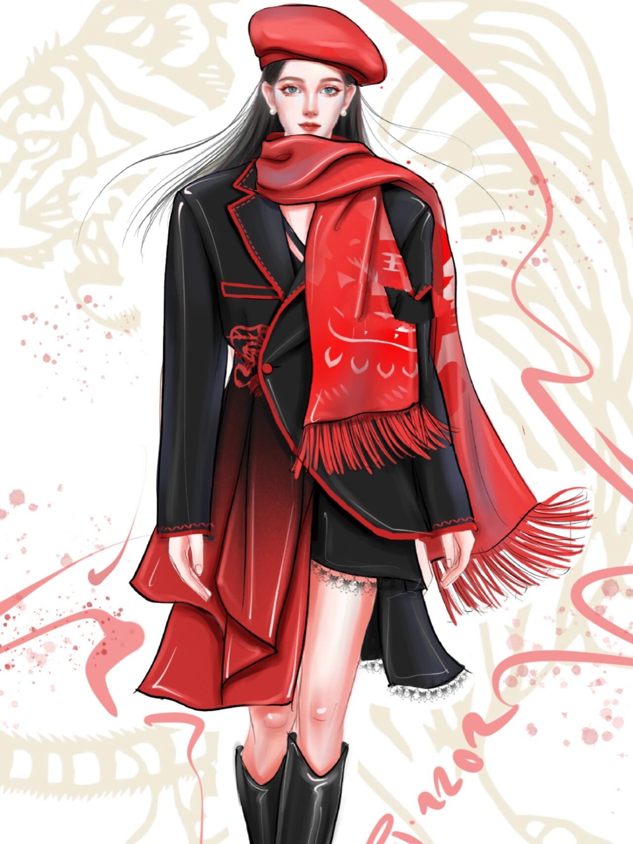 【十二生肖】国潮>寅虎