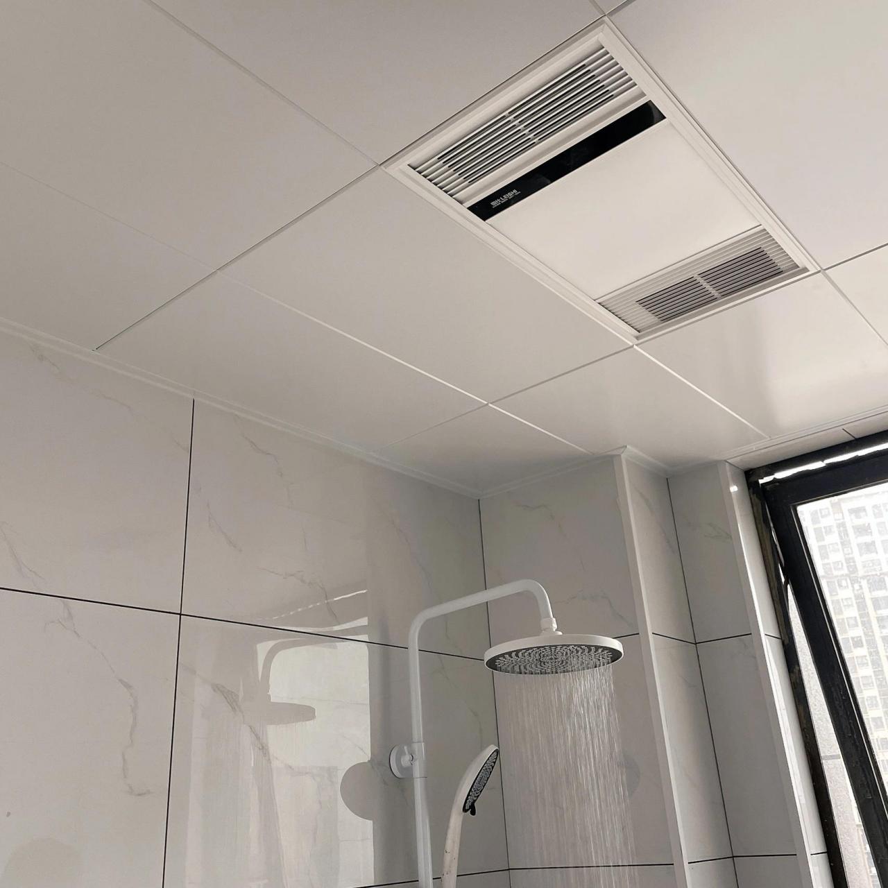 60一平的集成吊顶铝扣板 我家厨房和卫生间还有衣帽间是集成吊顶 铝