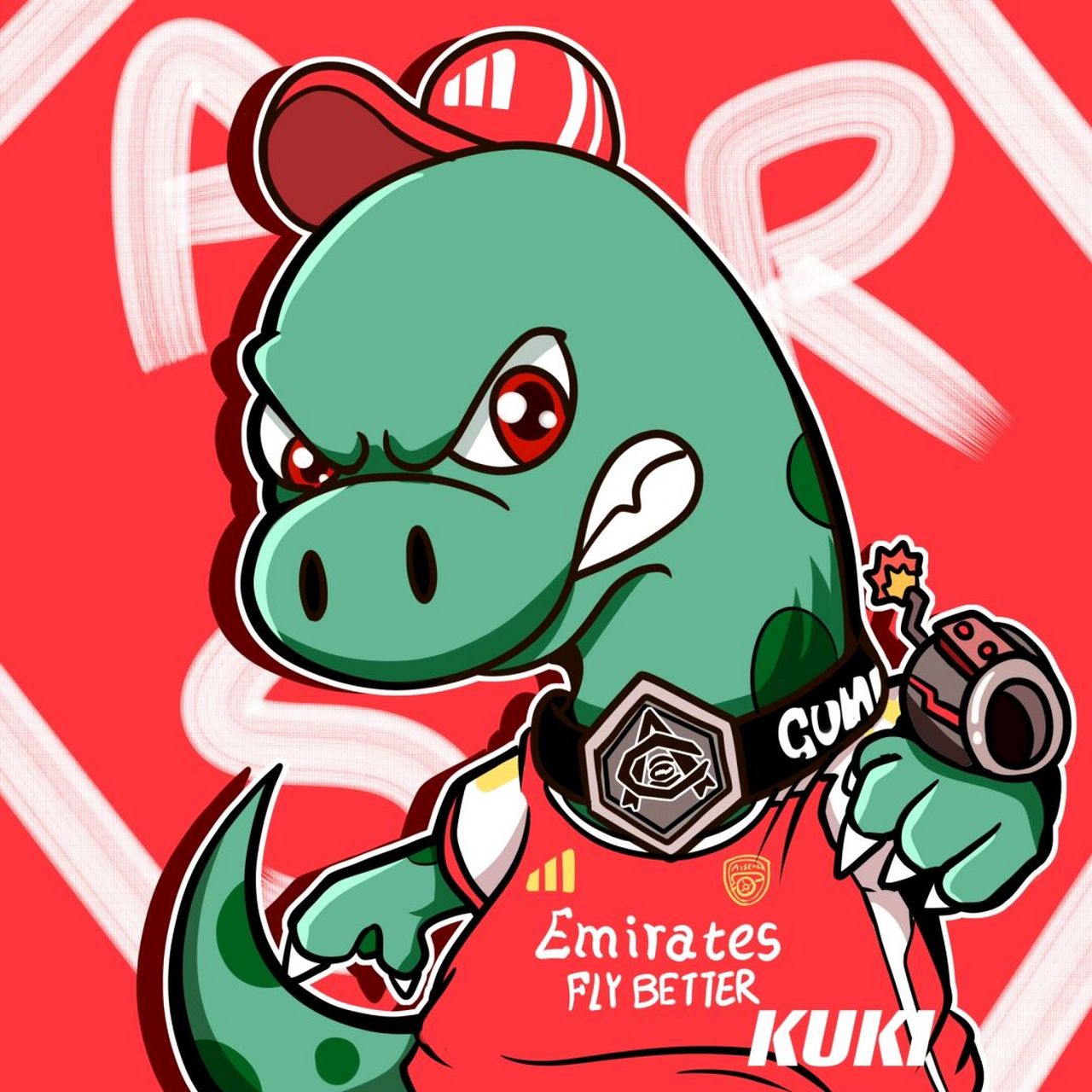 潮流艺术薯# #潮流艺术# #原创插画# #插画# #头像# #足球# #英超