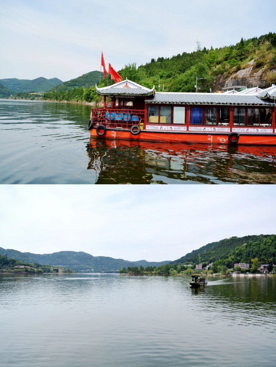 升钟水库看湖光山色 中国升钟湖,世界钓鱼城.