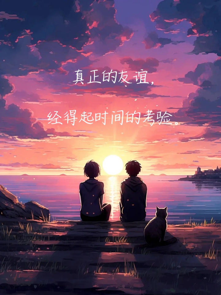 关于友谊的文案 友谊的小船扬帆起航啦!一起来欣赏这些文案~ 1.