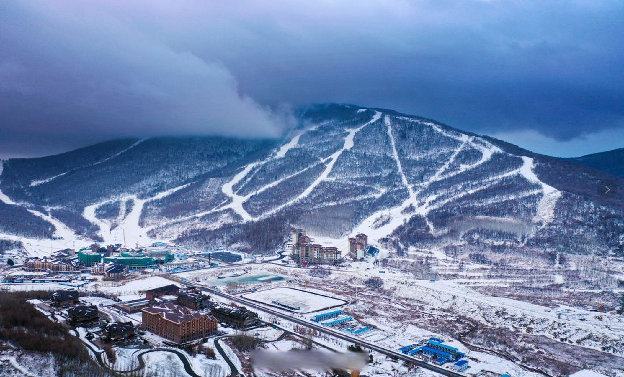 带你去吉林旅行#  告诉你们一个好消息 北大湖滑雪度假区 新索道开工