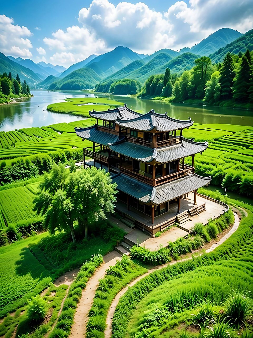 唯美四季16乡村田园景色